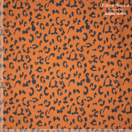 Fibremood  - Alida - Denim Leopard Print - Brown Black