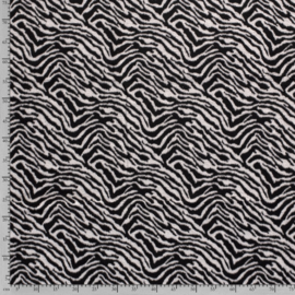 Jacquard Brushed - Zebra Ecru