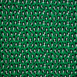 Jogging Print - Emily Leopard  - Green