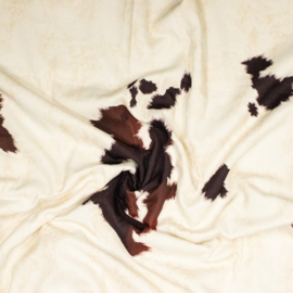 Keperkatoen - Cow -  Off White