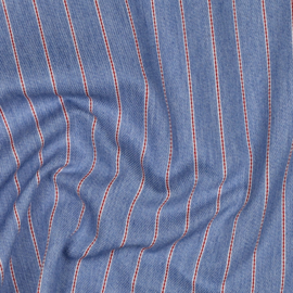 Verhees - Denim - Stripes - Mid Blue