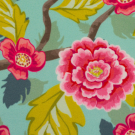 Swafing - Boho Velvet by Bienvenido Colorido - Flowers - Mint