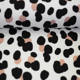 Swafing  - French Terry - Modal - Aislingen - Leopard - White Pink