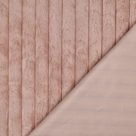 Imitatiebont - Ribbed - Old Rose 003