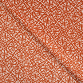 Katoen  Voile Print - Oriental Print - Stone