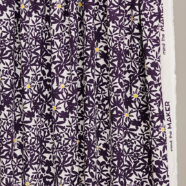 Mind the Maker - Leia Crepe Viscose LENZING™ ECOVERO™ - Flowery - Purple