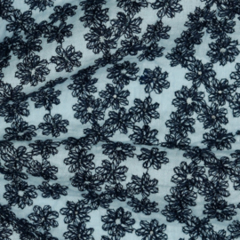 Double Gauze - Verhees Textiles - Embroidery - Blue