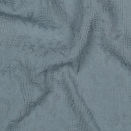 Katoen Jacquard - Abstract - Ocean Green