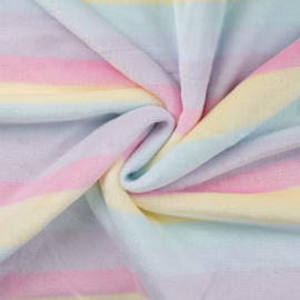 Cuddle Fleece - Rainbow - Pastel