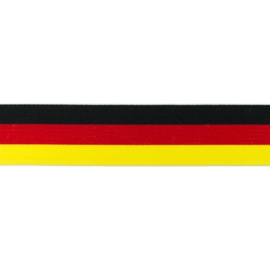 Elastiek - 4 cm breed - Vlag Duitsland