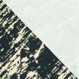 Keperkatoen - Painted Stripes - Jeans Off White