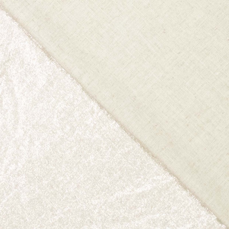 Fibremood editie 34 -  Viscose Linnen Glitter   - Silver  - Tesni Mimi