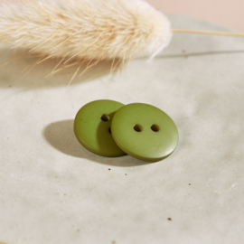 Atelier Brunette - Classic Matte Buttons - 12mm - Matcha Leaf