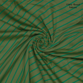 Fibremood - Woven Viscose Satin - Solo Line - Green  - Lucille