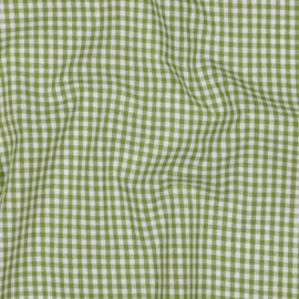 Verhees textiles - Poplin - Katoen Ruit - Olive 017