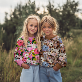 Verhees  Sweat  - Flower Aquarel - Pink