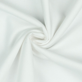 Katoen Flannel -  White