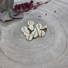 Atelier Brunette | Wink Buttons |  Off White - Sage
