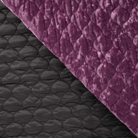 Quilt Velvet Fluweel - PinkPurple