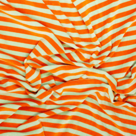 Nicky Velours  - Stripes  -  Orange Mint