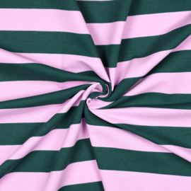 Verhees  - Soft Sweat  - Stripes  - Geese - Green Pink