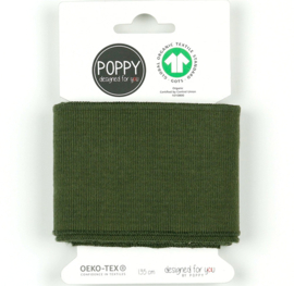 Organic Boordstof - Cuffs - Army Green 055