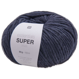 Rico Design - Essentials - Super Aran - Navy Blue 012