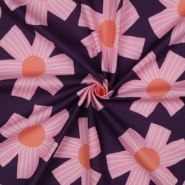 Nerida Hansen - Cotton Voile - Sunny Days  - Dark Purple