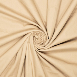 Katoen Elasthan - Woven - Peach Finish  - Sand 320