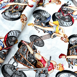 Alexander Henry Fabrics | Cotton - Girls on Bike