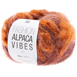 Fashion Alpaca Vibes Aran | Purple - Orange