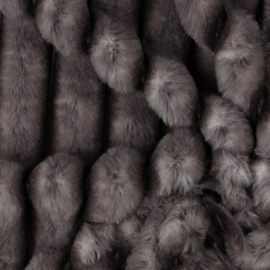 Imitatiebont - Ribbed - Grey