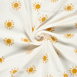 Double Gauze - Sun  - Off White