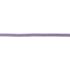 Katoenen Koord - Dubbelgeweven - 8 mm -  Lavendel
