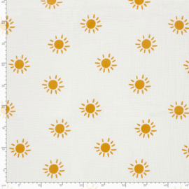 Double Gauze - Sun  - Off White