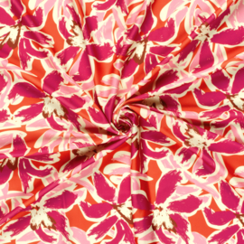 Swimwear UPF 50+ - Recycled  - Fuchsia  - Fuchsia Off White