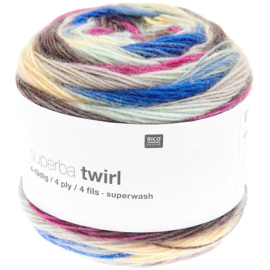 Rico Design - Socks - Superba Twirl - Summer