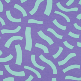 Nerida Hansen - French Terry   - Playfull - Purple
