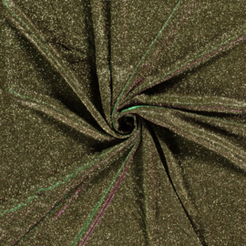 Lurex Stof - Gold Green 169