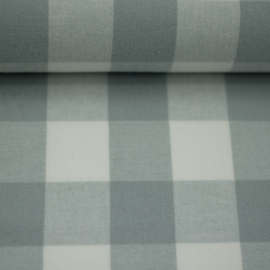 Swafing - Katoen Flanel - Aalen - Ruit - Blue Grey