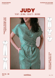 Notches - Judy Paper Pattern - Nl/Fr - Jurk Top Rok