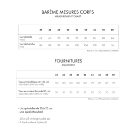 Atelier Brunette - La Jupe Défendue  - Paper Sewing Pattern