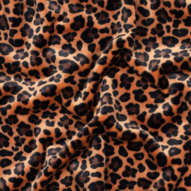 Verhees - Velours Stretch - Leopard   -  Caramel Black