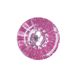 Knoop - Polyester - Glitter - Pink  15mm