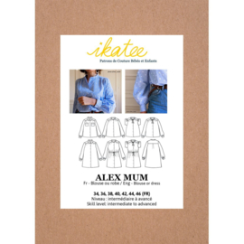 Ikatee Pattern | Alex Mum - Blouse or Dress - Women 34-46