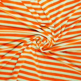 Nicky Velours  - Stripes  -  Orange Mint