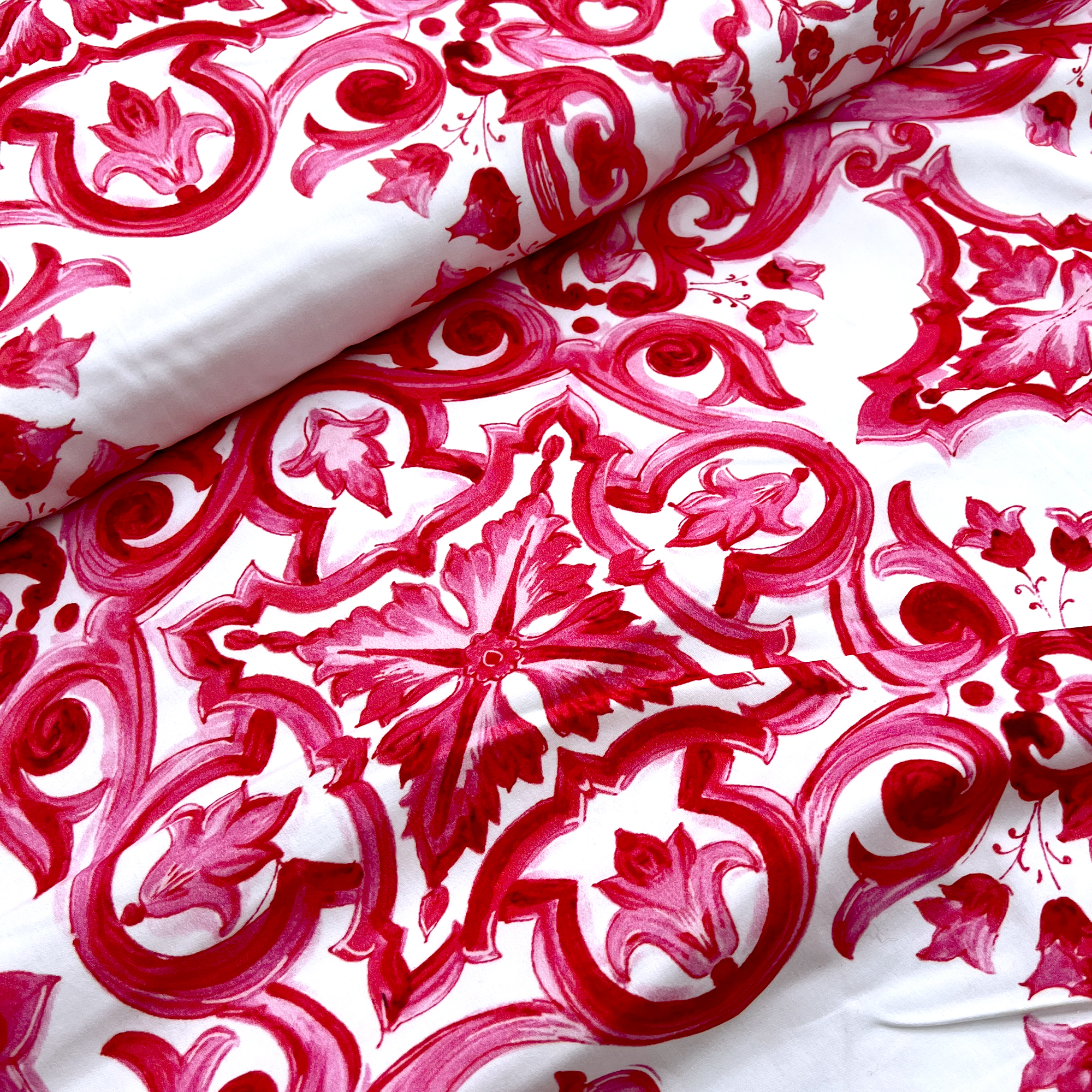 Deadstock - Katoen - Graphic Pink