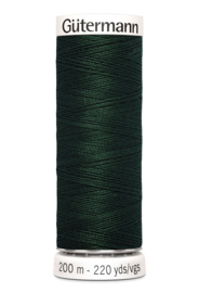 Gutermann garen 200 meter - Green Dark   472