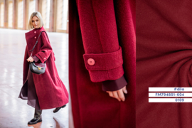 Fibremood editie 31 -  Fleece  - Dieprood  - Dila