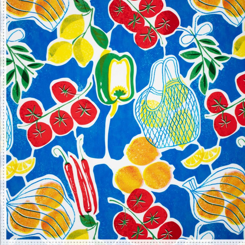 Viscose Print - Fruit - Multicolor